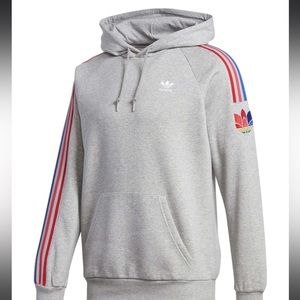 Adidas Originals 3D Trefoil 3-Stripe hoodie sweatshirt
